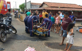 Dupla de assaltantes se envolve em acidente após praticar roubo.