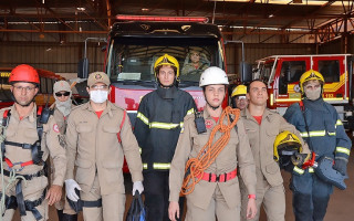Serão 104 bombeiros militares sob o comando da tenente-coronel Andreya.