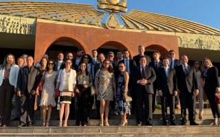 Procuradores no Palácio Araguaia.