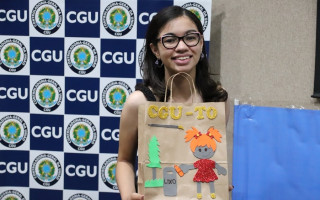 A estudante Alana Alves Rodrigues foi premiada no concurso nacional de desenhos e redação do CGU.