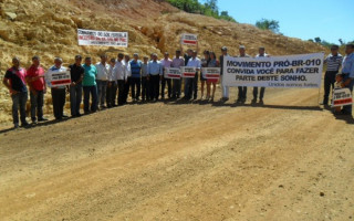 Movimento fez protesto em 2012 pela conclusão da BR-010 no Tocantins.