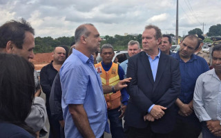 Governador destacou que a obra é mais um compromisso de campanha que foi cumprido.