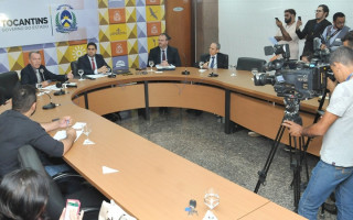 Equipe econômica do governo do Estado apresenta balanço de 2019. 