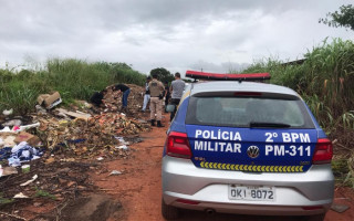 Corpo da mulher foi encontrado em lixão, perto do setor Jardim Paulista. 