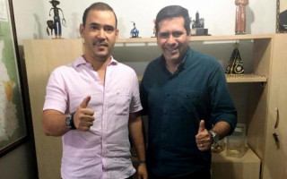 Presidente do PL no Tocantins, Vicentinho Júnior e vereador Marcus Marcelo 