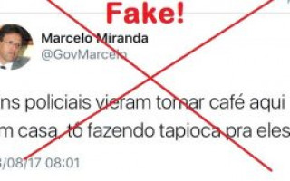 Bom Dia Brasil cita como resposta do Governador perfil falso que ironiza operação da PF