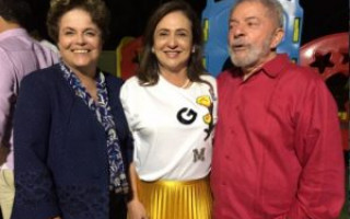 Dilma Roussef, Kátia Abreu e Lula