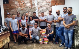 Aprovados do Concurso fazem ação solidária.