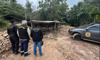 Operação flagra extração irregular de ouro e prende suspeito em flagrante