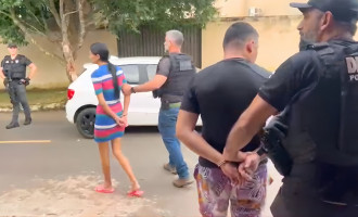 Casal foi preso durante operação da Denarc em Araguaína