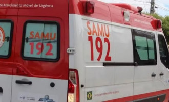 O Samu foi acionado para o ocorrência.
