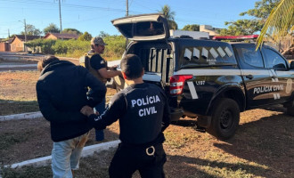 Suspeito também é investigado por ameaçar policiais civis e exibir arma de fogo em locais públicos