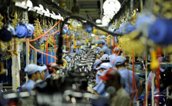 A atividade industrial apresentou crescimento no terceiro trimestre de 2025, em comparação com os três meses anteriores 