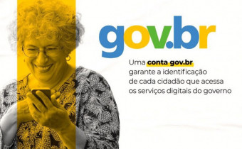 Aplicativo GOV.BR em smartphone; plataforma oferece mais de 4,6 mil serviços digitais federais