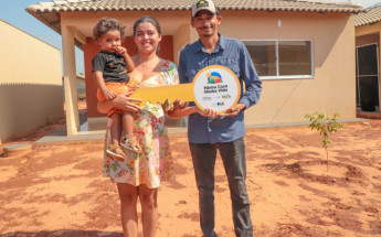 O Parque do Lago 3 terá ao todo 314 unidades habitacionais, com todas as unidades já negociadas e financiadas pela Caixa Econômica Federal — Fotos: Marcos Filho Sandes / Secom Araguaína