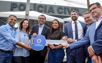Governador do Tocantins, Wanderlei Barbosa, acompanhado do secretário de Estado da Segurança Pública, Bruno Azevedo, e de autoridades entregou o Complexo de Delegacias de Taquaralto, em Palmas, nesta quinta-feira, 22 