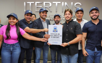 Governador Wanderlei Barbosa participa da entrega dos novos equipamentos GNSS e do lançamento da regularização fundiária digital;