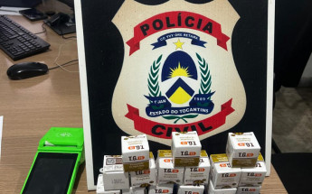 Medicamentos apreendidos durante ação da Polícia Civil em Paraíso