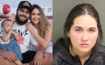 Amanda Vasconcelos, esposa do cantor sertanejo Henrique, foi presa em Orlando