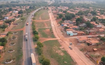 Vista aérea de Rio dos Bois 