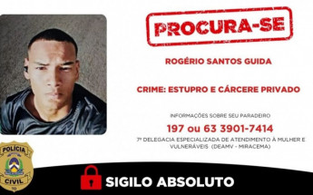  Polícia Civil procura por foragido por estupro em Miracema