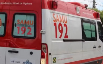 O Samu foi acionado para o ocorrência.