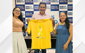 Deputado Marcus Marcelo recebe representantes do Detran/TO de Araguaína para discutir ações da campanha Maio Amarelo