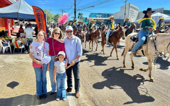 Deputado estadual Marcus Marcelo (PL) durante a 36ª Cavalgada de Araguaína