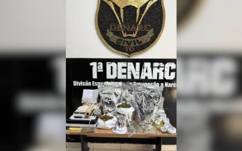  Drogas de alto valor e demais apetrechos apreendidos pela PC em Palmas