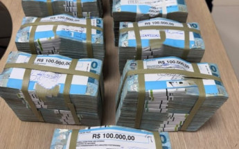 Dinheiro apreendido com deputado