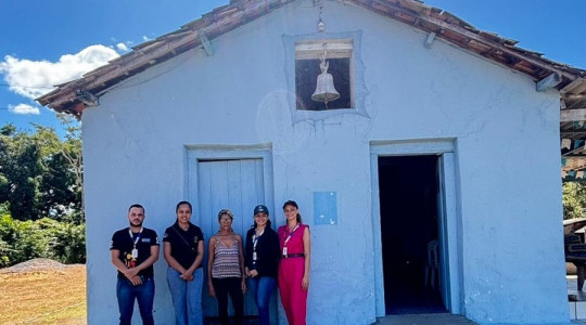  Equipe da Secult em visita para levantamento arquitetônico da Igreja de São José das Missões, em Dianópolis.