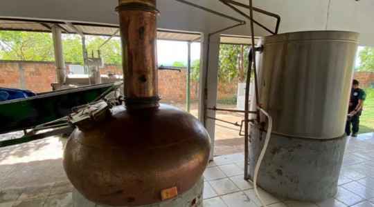 Estruturas foram encontradas em Combinado, região sudeste do estado 