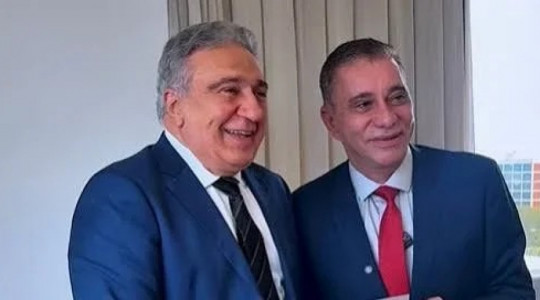 Governador Laurez e o vereador Carlos Amastha 