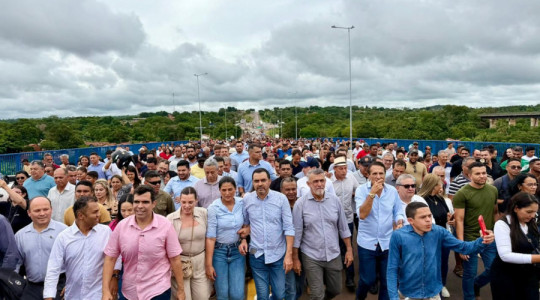 Governador Wanderlei Barbosa inaugura nova estrutura do Posto Fiscal de Aguiarnópolis e homenageia vítimas do desabamento da Ponte JK
