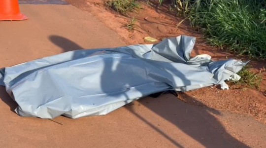 A equipe do Samu esteve no local e constatou o óbito. 