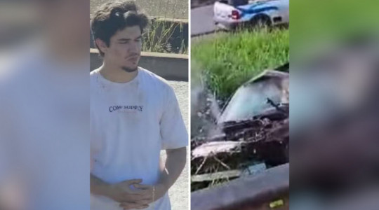 Vitor Gomes Alves de Paula de 21 anos foi preso pelo acidente na BR-153 que provocou a morte de uma jovem de 25 anos 