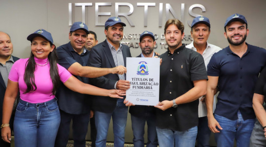 Governador Wanderlei Barbosa participa da entrega dos novos equipamentos GNSS e do lançamento da regularização fundiária digital;