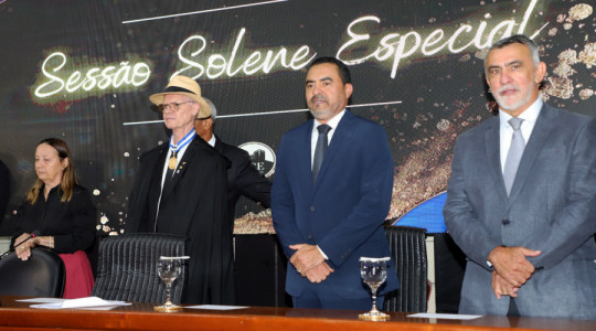 Governador Wanderlei Barbosa, participou nesta quarta-feira, 4, da Sessão Solene Especial em comemoração aos 37 anos do TCE/TO