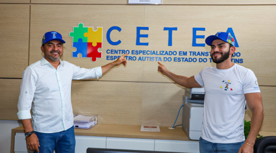  Governador Wanderlei Barbosa participou, na tarde desta quinta-feira, 5, da abertura oficial dos serviços do Cetea - Crédito: Esequias Araujo/Governo do Tocantins