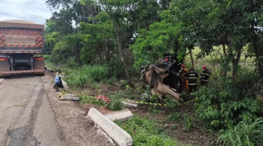 Acidente aconteceu no trecho da BR-153 em Colinas do Tocantins 