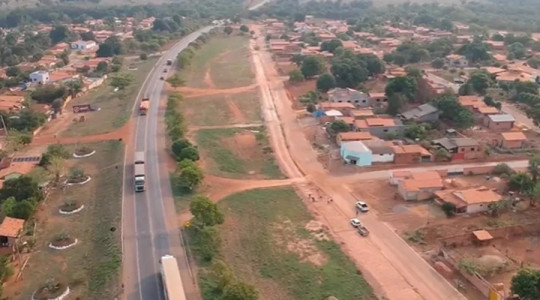 Vista aérea de Rio dos Bois 