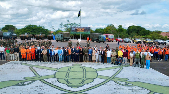 Governo do Tocantins lança o Projeto Foco no Fogo 2026 com participação de autoridades e instituições parceiras, no 22º Batalhão de Infantaria, em Palmas