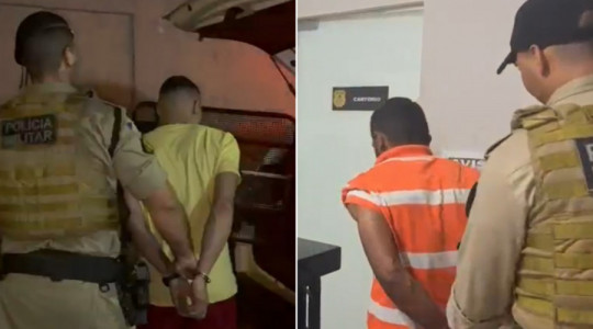 Dois suspeitos presos pela Polícia Militar nos setores Noroeste e Maracanã