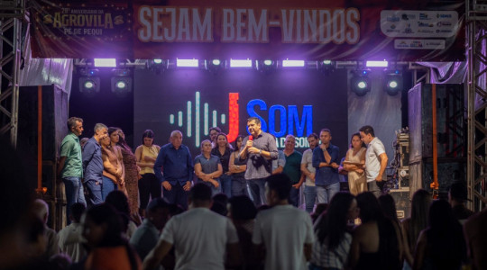 Anúncio foi feito durante o 28º aniversário da Agrovila Pé de Pequi