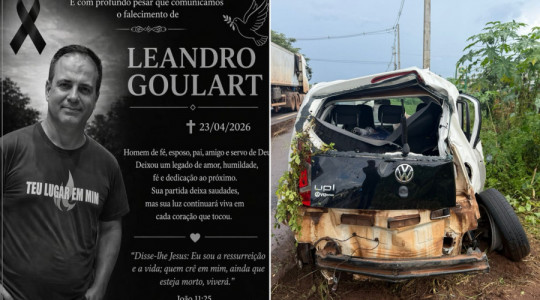 Leandro Goulart, vítima do acidente na BR-153 em Araguaína