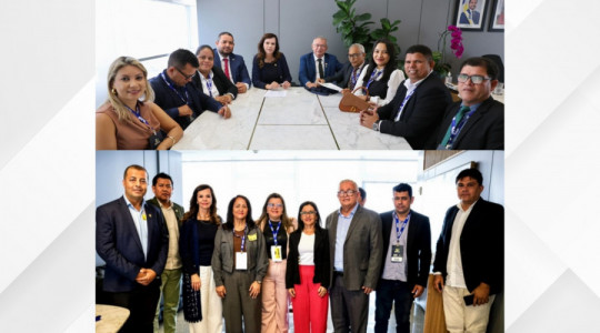 Senadora Professora Dorinha durante encontro com vereadores tocantinenses na Marcha dos Gestores e Legislativos Municipais, em Brasília 