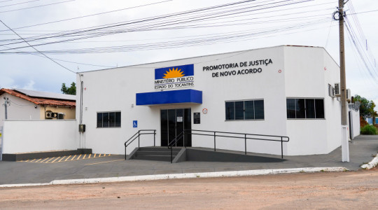 Fachada Promotoria de Justiça de Novo Acordo 