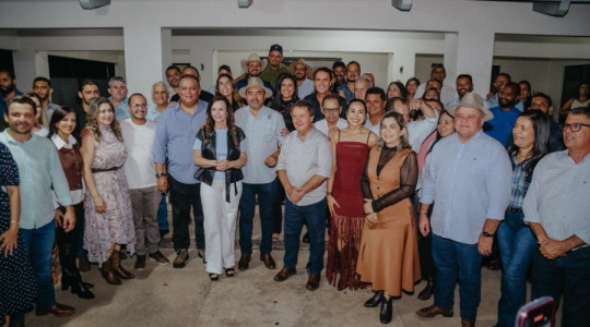 Senadora Professora Dorinha Seabra durante as comemorações dos 46 anos de Colmeia do Tocantins
