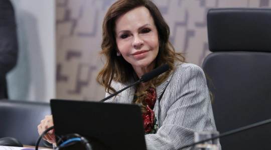 Senadora Professora Dorinha Seabra (União/TO) durante agenda de destinação de recursos para municípios tocantinenses