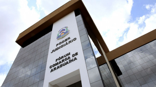 Fórum da Comarca de Araguaína, onde ocorreu a condenação